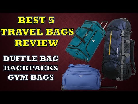 Best 5 travel bags with trolley - review (hindi)
