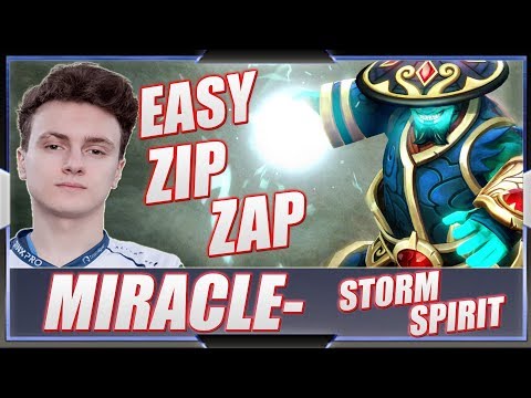 Miracle - Storm Spirit | EZ MASTER ZIP-ZAP | New 7.23 Dota 2 Patch | Pro Immortal MMR Full Gameplay