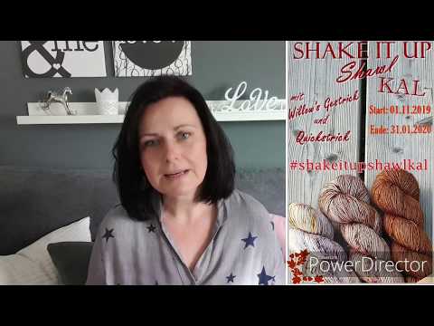 Willow's Gestrick Ep. 30 -Shake it up Shawl KAL und Co.-