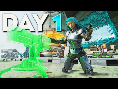 Claiming The BEST Base Location On Extinction DAY 1! - ARK: Survival Evolved
