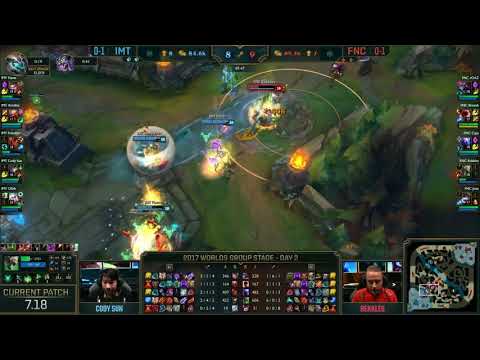 Worlds 2017 Championship - IMT Vs. FNC - Rekkles BAITED!