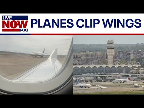Video | Planes clip wings at Reagan Airport in DC with members of Congress on board