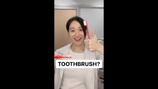 What kind of TOOTHBRUSH should you use?🤔 #Shorts
