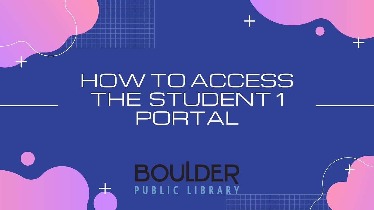 How to access the Student 1 portal
