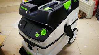 Unpacking / unboxing mobile dust extractor Festool CTL 26 E 574947 / 574951