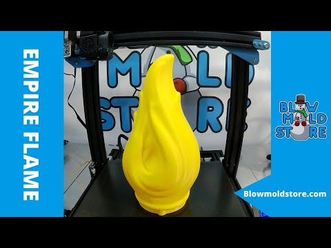 Blow Mold Candle Flame