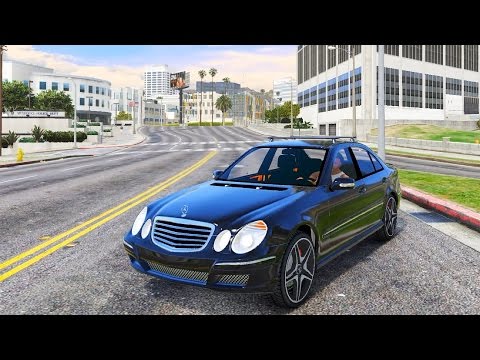Mercedes Benz E55 w211 AMG - GTA MOD _REVIEW