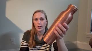 Review of the LIVINGNISH 100% Pure Copper Water Bottle for Drinking – Extra Large 34 Oz Wide Mouth