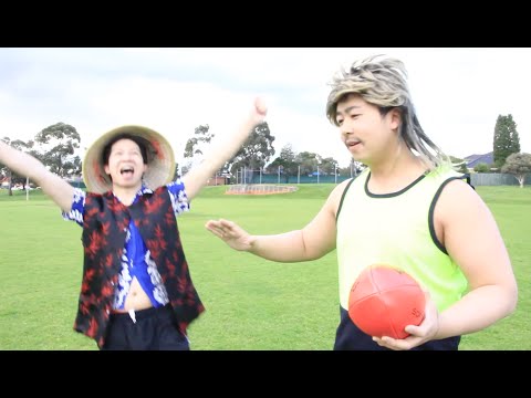 Aussie teaches Chinaman - AFL Footy