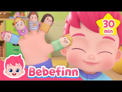 ✋Finger Family +Compilation | Bebefinn Top Songs of The Year | Nursery Rhymes for Kids