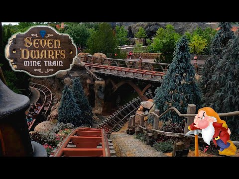Seven Dwarfs Mine Train 4K Front Seat POV - Magic Kingdom - Walt Disney World