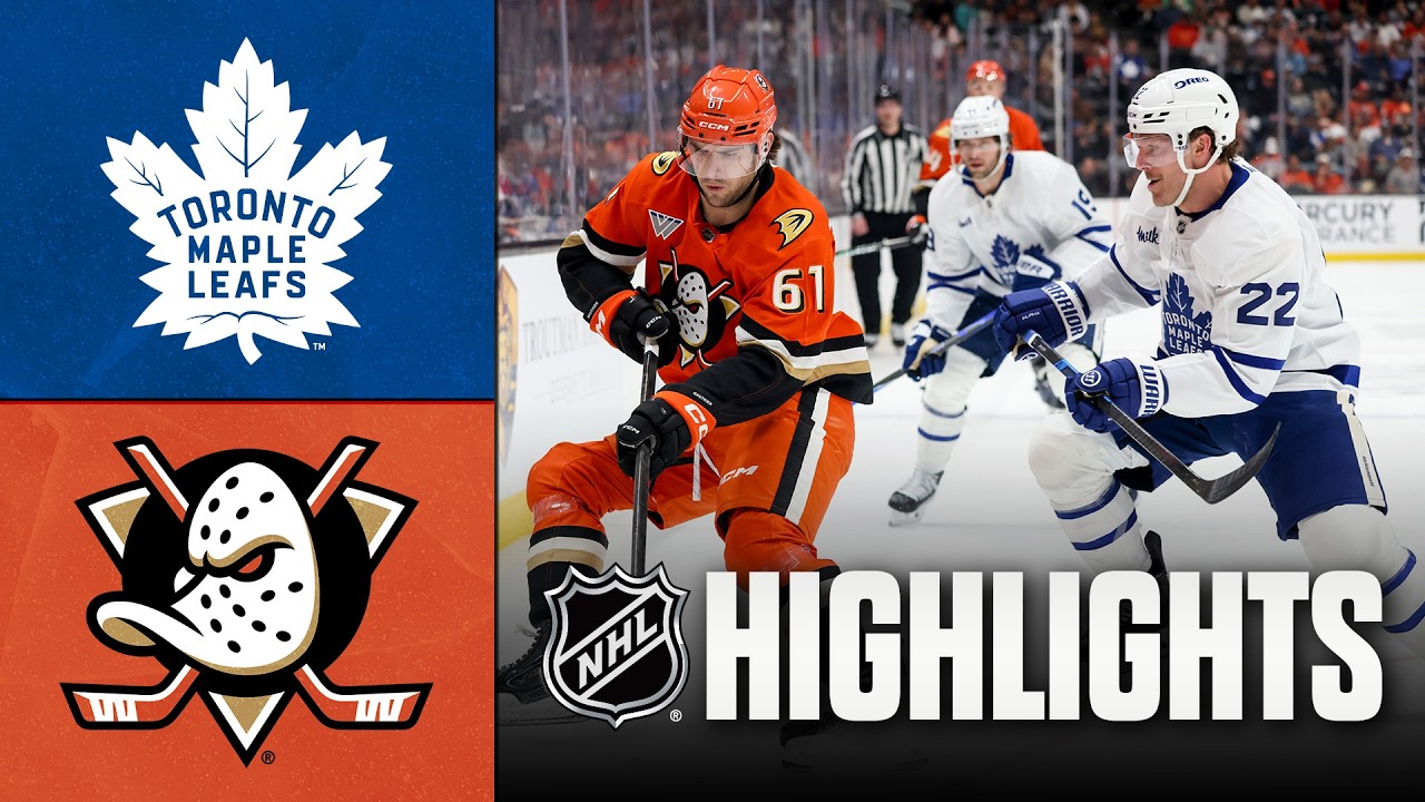 3월31일 토론토 애너하임 NHL 하이라이트