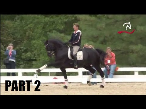Edward Gal Totilas warm up WEG Kentucky 2010 - Trot work - Part 2