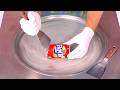 Fanta Fruit Twist Ice Cream Rolls How To Make Sparkling Lemonade Soft Drink Ice Cream ASMR