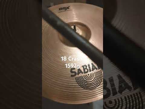 Sabian 18" B8X Medium Crash Cymbal 2016 - Present - Brilliant image 3