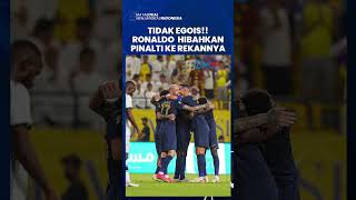 Tak Hanya Messi, Ronaldo Juga Rela Gagal Hattrick karena Hibahkan Penalti ke Rekan Setim