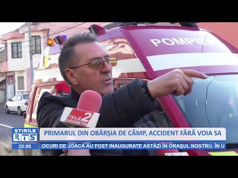 PRIMARUL DIN OBÂRŞIA DE CÂMP, ACCIDENT FĂRĂ VOIA SA