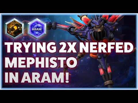 Mephisto Consume Souls - TRYING 2X NERFED MEPHISTO IN ARAM!