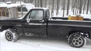 Snow Fall At The Off Grid Project ™