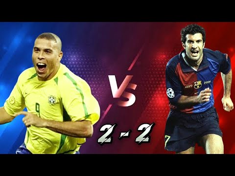 Brazil vs Barcelona 2-2 | 1999 | #brasil ##barcelona #footballlegends @FCBarcelona