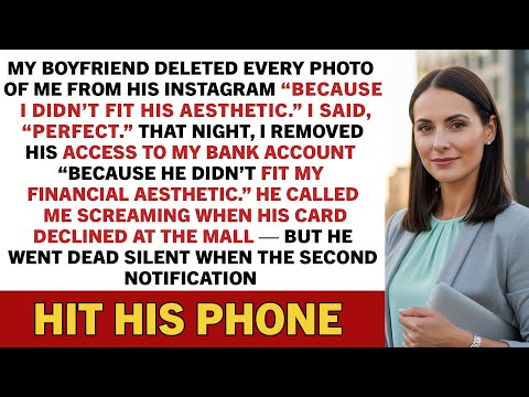 My boyfriend deleted every photo of me from his Instagram “because I didn’t fit his aesthetic.”