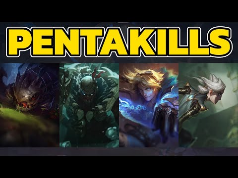 PENTAKILL MONTAGE. KOGMAW, PYKE, EZREAL, CAMILLE PLAYS. LOL META GUIDE AND BUILD