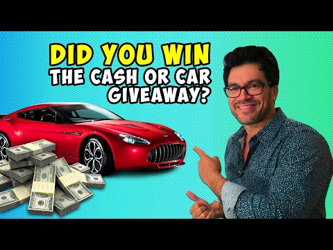 &#x202a;💸🚘 Did You Win The Cash Or Car Giveaway?&#x202c;&rlm;