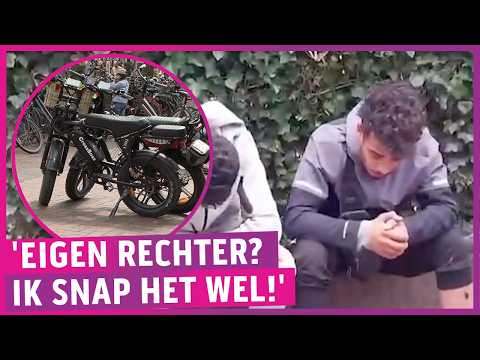 Burgerwacht grijpt in en pakt asielzoekers op gestolen fatbike!