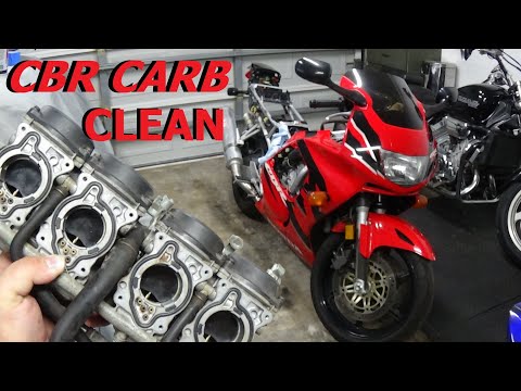 1998 HONDA CBR CARB CLEAN AND INSTALL (STILL NOT RUNNING RIGHT)