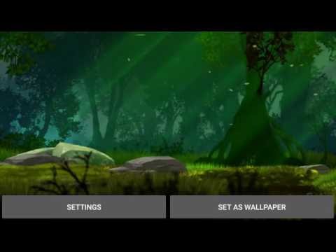 Magical forest live wallpaper Video
