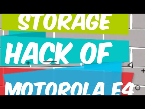 Storage hack in Motorola E4 version 7.1.1 || TECHNICAL ANSHU ||