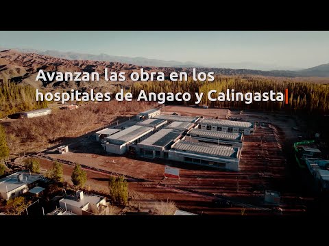 Avanzamos con las obras de los hospitales de Angaco y Calingasta