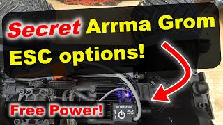 Secret Arrma Grom 223S BLX ESC menu options - programming 223S BLX ESC