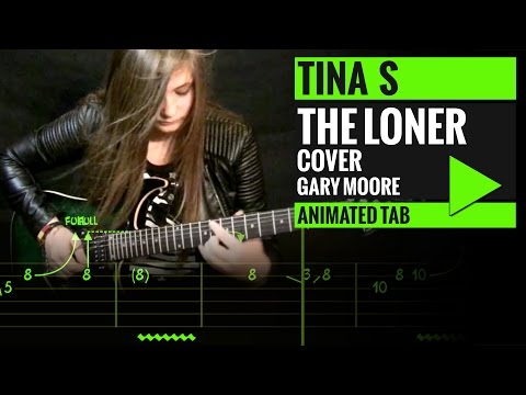 GARY MOORE - THE LONER TAB - Guitar Tutorial - Animated Tab ...