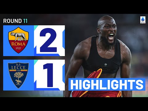 ROMA-LECCE 2-1 | HIGHLIGHTS | Roma score TWICE in added time to secure comeback! | Serie A 2023/24