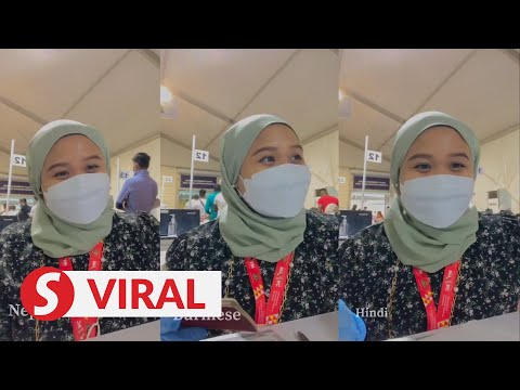 Multilingual volunteer at Bukit Jalil PPV goes viral