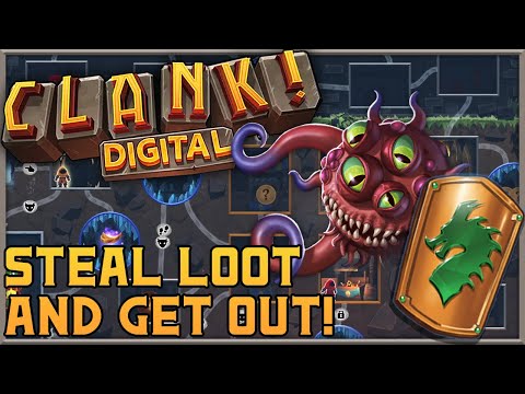 OUR FAV BOARDGAME IS NOW DIGITAL!! - CLANK! (PC Gameplay)