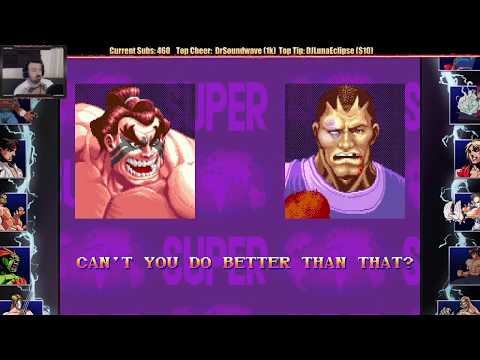 The Street Fighter Master Run CHALLENGE - Super Street Fighter II Turbo (E.Honda)