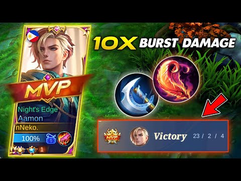 TRY THIS! AAMON OVERPOWER BUILD🔥 REAL ONE SHOT DELETED ENEMY!