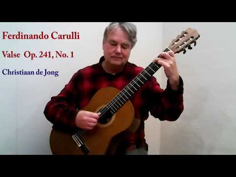Ferdinando Carulli: Valse Op. 241, No. 1 (Christiaan de Jong)