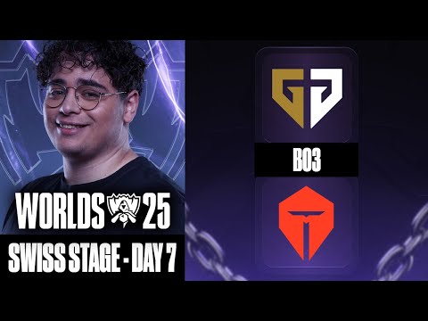 GENG vs TOP ESPORTS | SWISS STAGE WORLDS LOL 2025