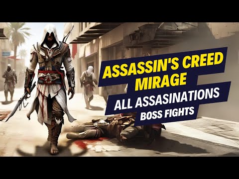 Assassin's Creed Mirage - All Assassinations Boss Fights - 4K - No Commentary