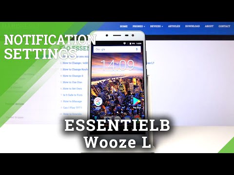How to Change Notifications Settings on ESSENTIELB Wooze L – Personalize Notifications