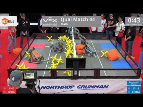 VEX Worlds 2017 Starstruck Math Division Q44