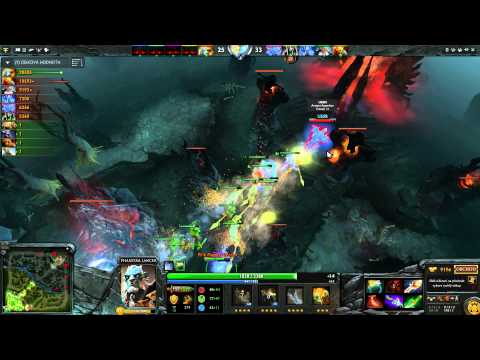 Dota 2 One man army Phantom Lancer 1vs5