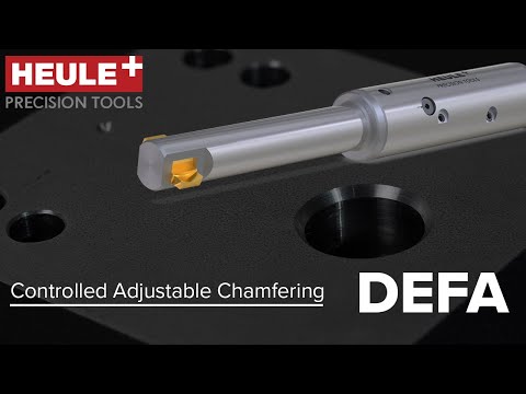 Heule's DEFA | Controlled Chamfering Tool with Infinite Adjustments