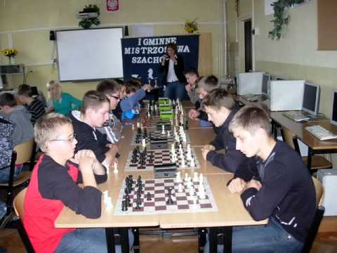 I Szachowe Mistrzostwa Gminy Pawłów - Gimnazja