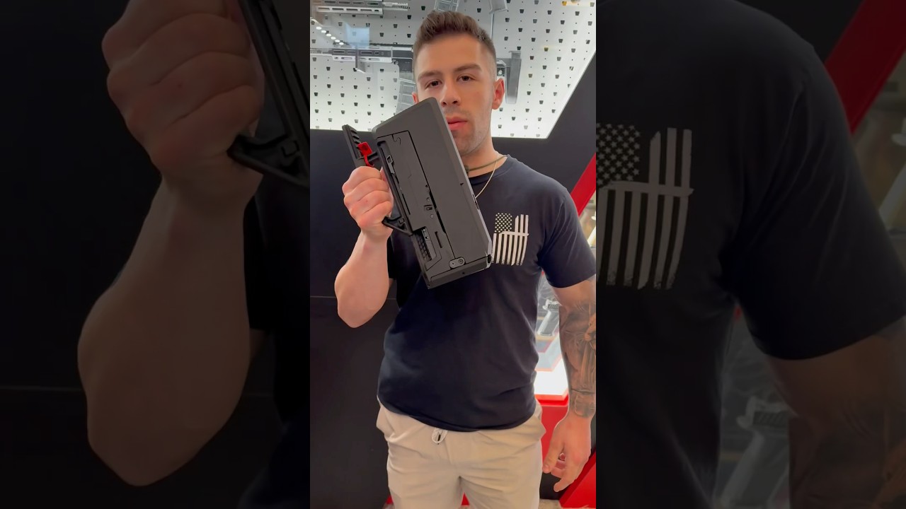 INSANE folding gun! 🔥 The FDP by Zev and Magpul #shotshow2025