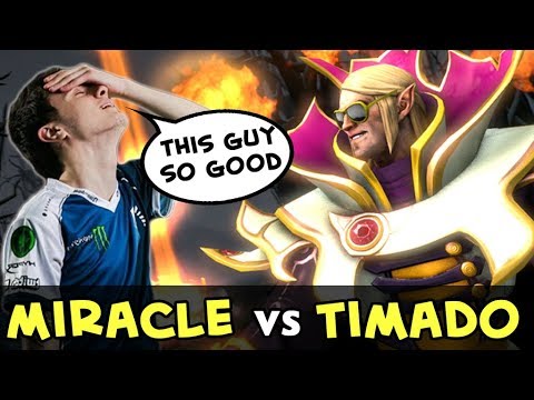 Miracle vs Timado — Invoker vs Dragon Knight on mid