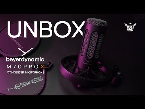 Unbox Beyerdynamic M70 PRO X Condenser Microphone By Soundproofbros.